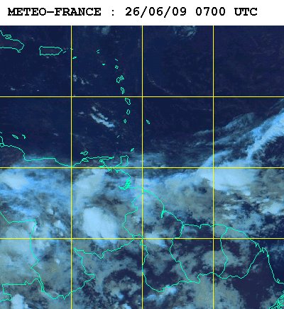 Météo satellite du vendredi 26 juin 2009 Météo satellite du vendredi 26 juin 2009