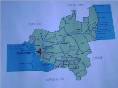 Carte de petit Canal Carte de petit Canal